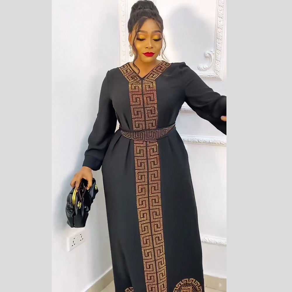 African Ethnic Style Women's Clothing Dress Robe